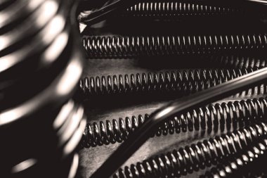 Siyah Bisiklet koltuk yaylar