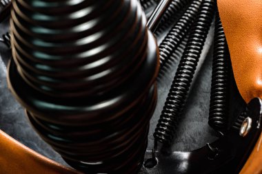 Siyah Bisiklet koltuk yaylar