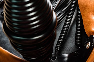 Siyah Bisiklet koltuk yaylar