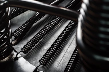 Siyah Bisiklet koltuk yaylar