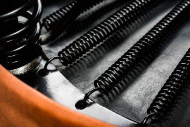 Siyah Bisiklet koltuk yaylar