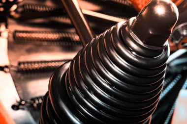 Siyah Bisiklet koltuk yaylar