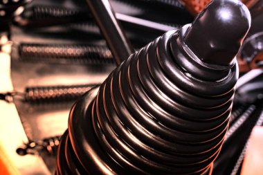 Siyah Bisiklet koltuk yaylar