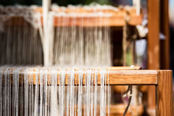 Традиційні ткацькі машини — стокове фото