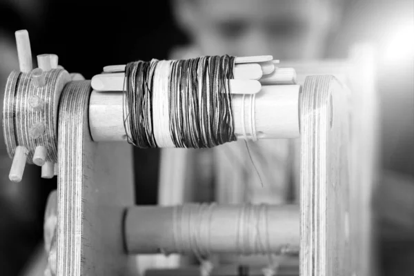Traditional weaving machine — Stock Photo, Image
