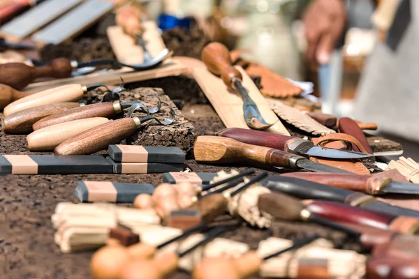 Hand tools for wood processing — Stock Photo, Image