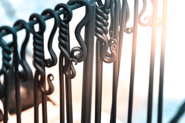 Şömine için metal aletler