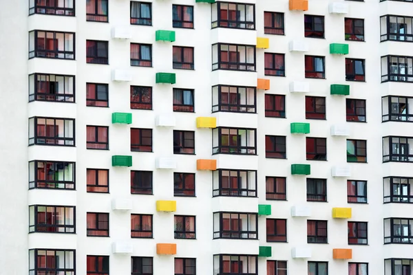 Multistorey concrete apartment — Stock Photo, Image