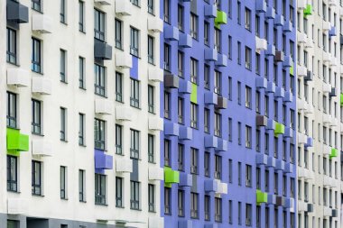 Çok katlı beton apartman