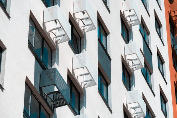 Multistorey concrete apartment — Stock Photo, Image