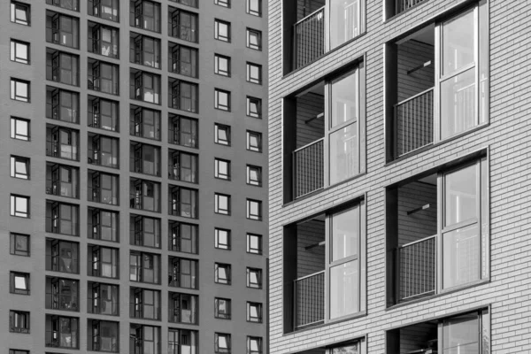 Multistorey concrete apartment — Stock Photo, Image