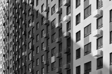 Çok katlı beton apartman