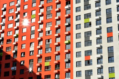 Çok katlı beton apartman