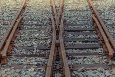 Dünya Savaşı'ndan bu yana kullanılan parça eski tren-sığ derinlik-in tarla