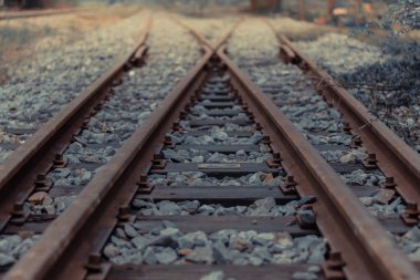 Dünya Savaşı'ndan bu yana kullanılan parça eski tren-sığ derinlik-in tarla