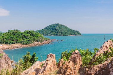 Chanthaburi Nang Phaya Hill Manzara Noktası güzel sahne, Tayland.