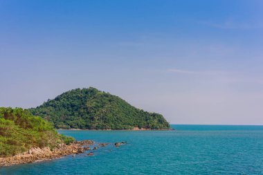 Chanthaburi Nang Phaya Hill Manzara Noktası güzel sahne, Tayland.