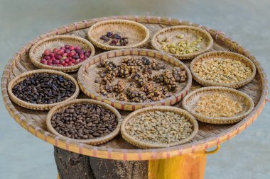 Luwak kahve, Kopi luwak asya palmiye misk tarafından yenen ve defecated kısmen sindirilmiş kahve kiraz içeren kahve 