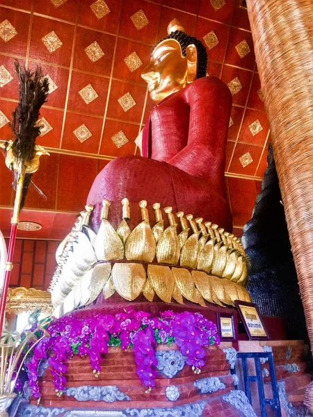 Chiang Rai May 2019 Biggest Bamboo Woven Buddha Thailand Wat — Stock Photo, Image