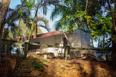 Bushland bir karavanda kamp