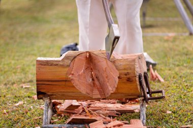 Olay bir ülke Show'da doğrama ahşap