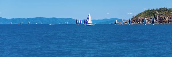 Yacht Racing Wokół Wysp Tropikalnych Australii Hamilton Island Wyścig Tydzień — Zdjęcie stockowe