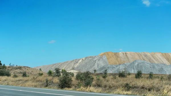 Sobrecarga Minería Carbón Cielo Abierto Centro Queensland Australia — Foto de Stock