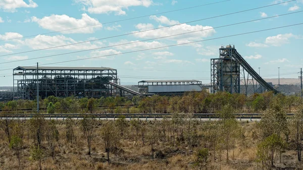 Plant infrastructure to service open cut mining in central Queensland Australia