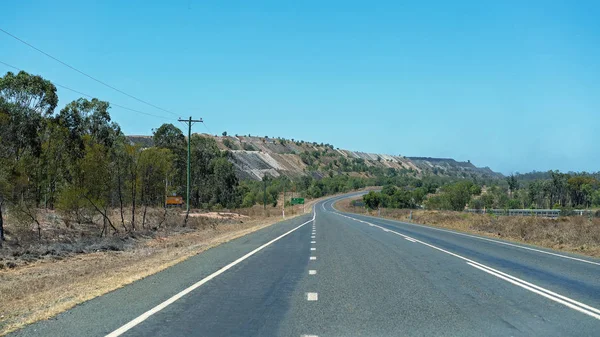 澳大利亚昆士兰中部开切煤开采覆盖层 — 图库照片