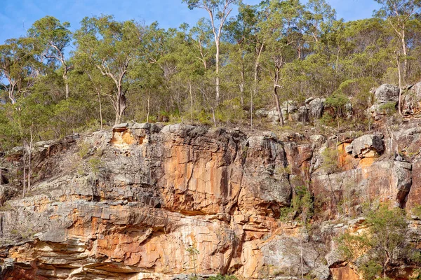 Acantilados Piedra Arenisca Cania Gorge Queensland Australia — Foto de Stock