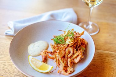 Derin Kızarmış Karides Entree Çanak