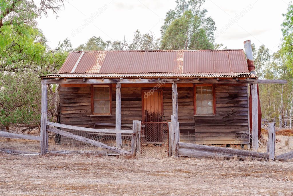 Abandoned Australian Homestead In The Bush