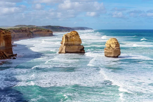 Los Doce Apóstoles En La Gran Ruta Oceánica Australia — Foto de Stock
