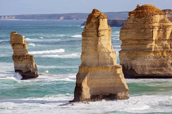 Los Doce Apóstoles En La Gran Ruta Oceánica Australia — Foto de Stock