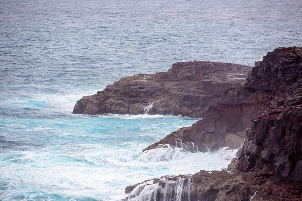 En Blowhole på den australiensiska kusten — Stockfoto