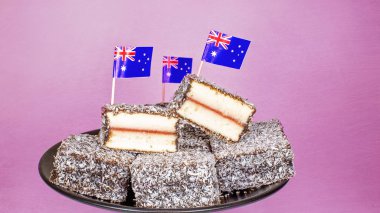 Bayraklar ile Avustralya'nın Favori Kek