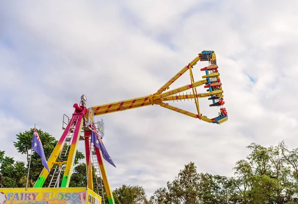 Thrill Ride At Country Fair — Fotografie, imagine de stoc