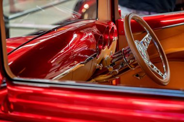 Klasik Araba İç Yakın Çekim