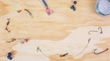 Copy Space ile Balıkçılık Mücadele Flatlay