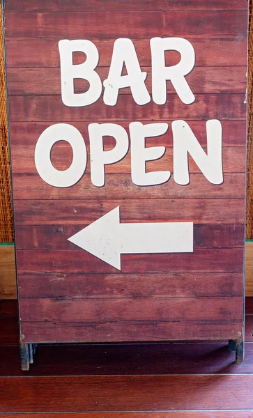 Vintage Bar Open Sign