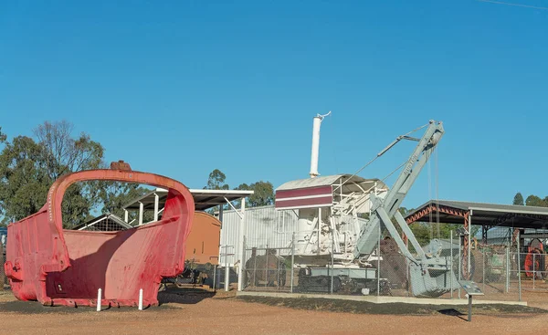 stock image Coal Mine Machinery On Display