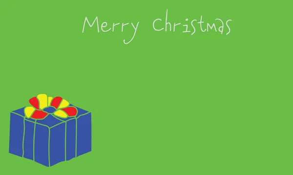 Veselé vánoční pozdrav card ilustrace — Stock fotografie