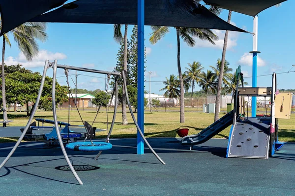 Çocuk Parkı Boş Oynayacak Kimse Yok — Stok fotoğraf