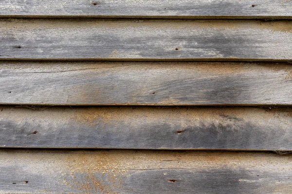 建物の外壁を形成するヴィンテージ木材スラットの閉鎖 — ストック写真