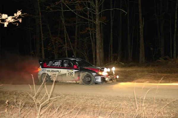 Travis Pastrana en course au Rallye d'Amérique, Salem Missouri 22 2014 — Photo