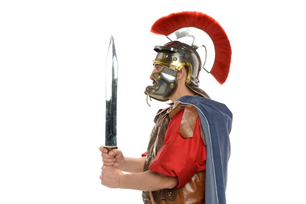 Roman soldier's profile — Stock Photo, Image