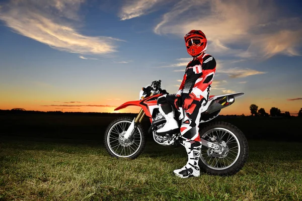 Motocross binici — Stok fotoğraf