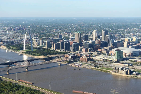 Вид с воздуха на Сент-Луис, США — стоковое фото