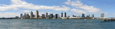 San Diego siluetinin panoramik görünüm