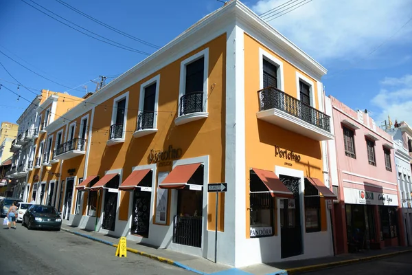 Straten van het oude San Juan in Puerto Rico — Stockfoto